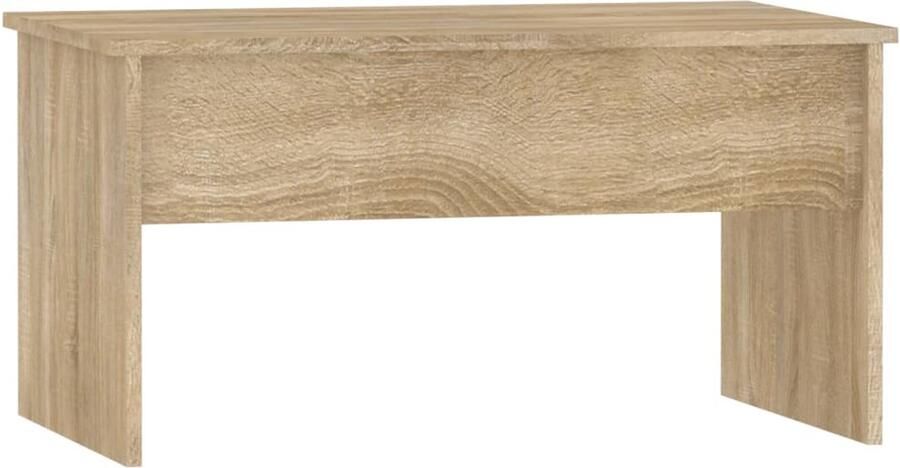 FIONERA Salontafel 80x50 5x41 5 cm bewerkt hout sonoma eikenkleurig