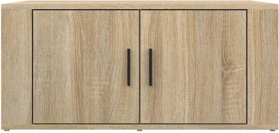 FIONERA Salontafel 80x50x36 cm bewerkt hout sonoma eikenkleurig