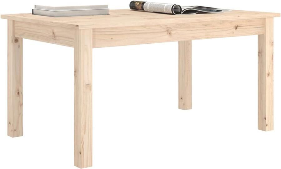 FIONERA Salontafel 80x50x40 cm massief grenenhout