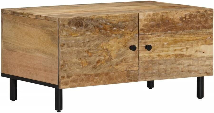 FIONERA Salontafel 80x50x40 cm massief mangohout