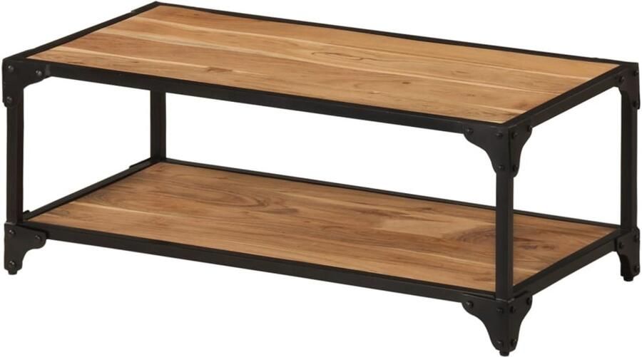 FIONERA Salontafel 90x45x35 cm massief acaciahout
