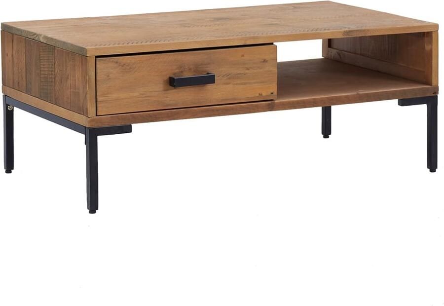 FIONERA Salontafel 90x50x35 cm massief grenenhout