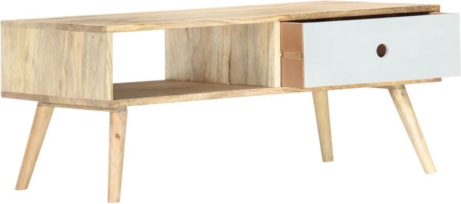 FIONERA Salontafel 90x50x40 cm massief mangohout