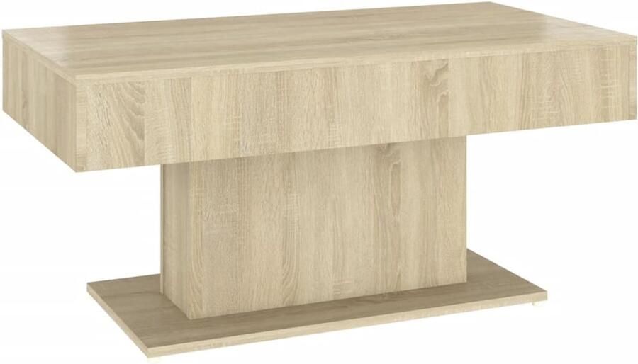 FIONERA Salontafel 96x50x45 cm bewerkt hout sonoma eikenkleurig