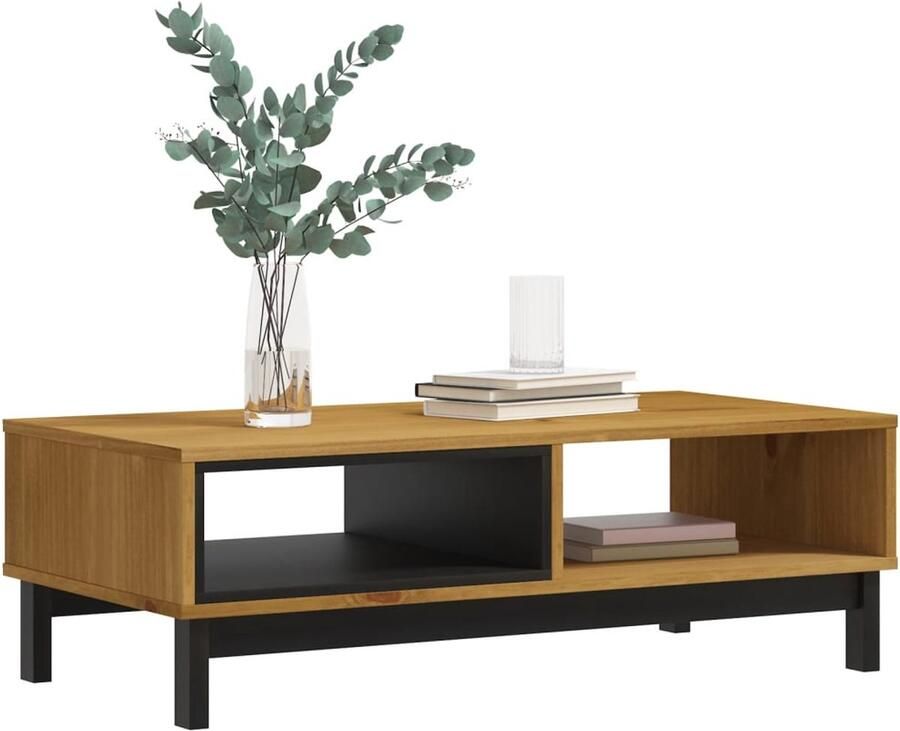 FIONERA Salontafel FLAM 100x50x32 5 cm massief grenenhout