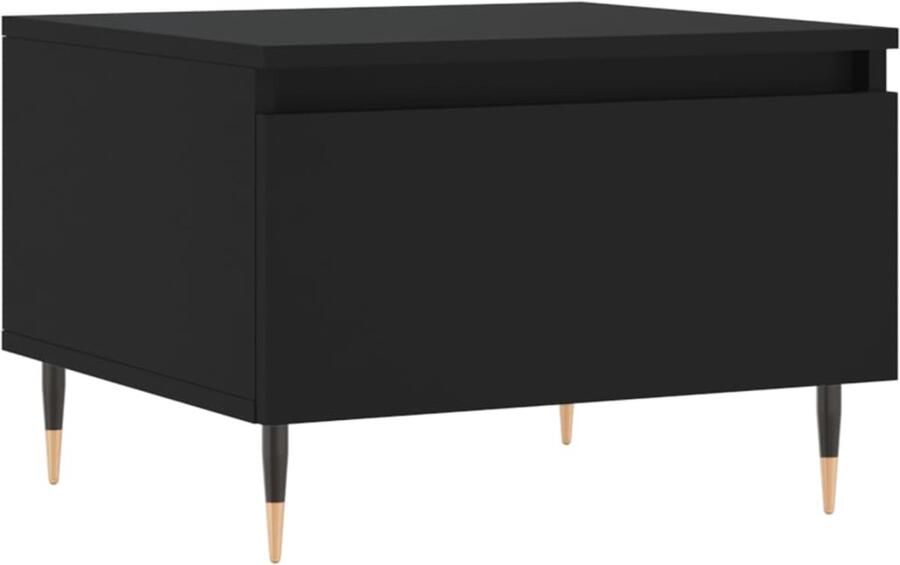 FIONERA Salontafels 2 st 50x46x35 cm bewerkt hout zwart