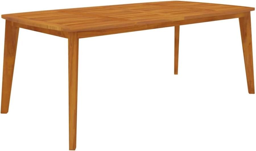 FIONERA Tuintafel 200x100x75 cm massief acaciahout