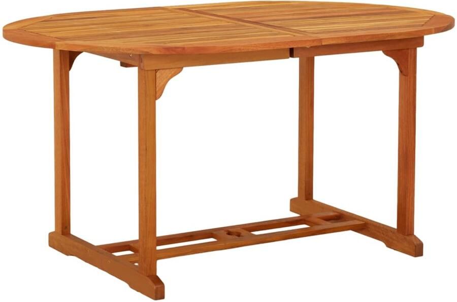 FIONERA Tuintafel 200x100x75 cm massief eucalyptushout