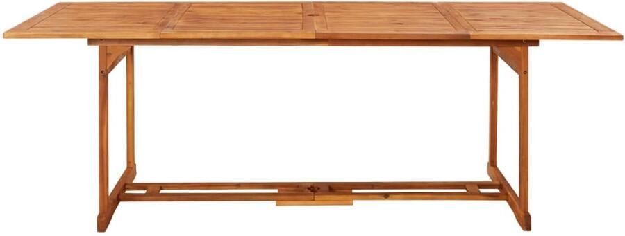 FIONERA Tuintafel 220x90x75 cm massief acaciahout