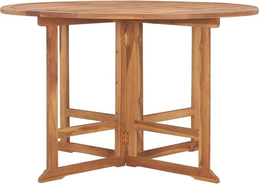 FIONERA Tuintafel inklapbaar ?110x75 cm massief teakhout