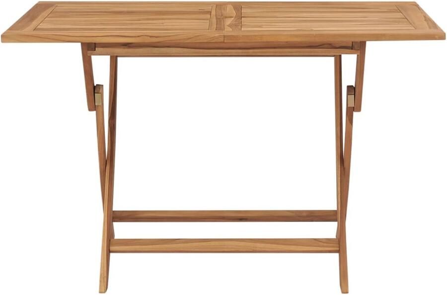 FIONERA Tuintafel inklapbaar 120x70x75 cm massief teakhout
