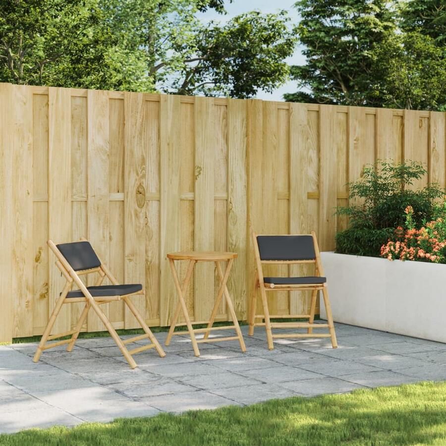 FIONERA Tuintafel inklapbaar ? 55x75 cm bamboe