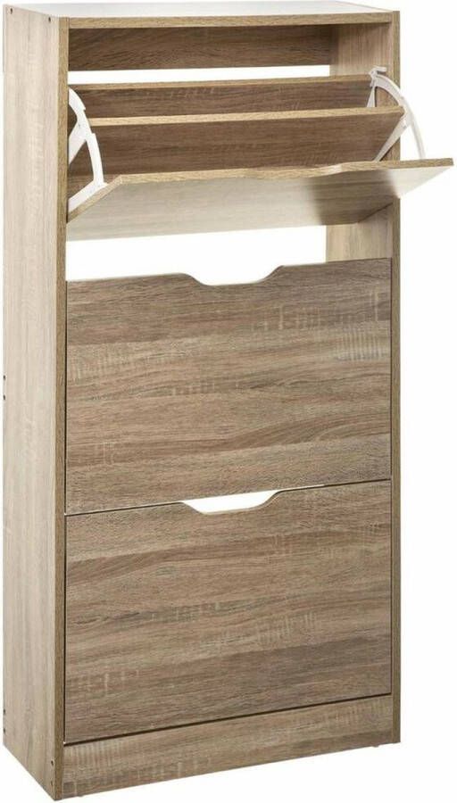 Five simply smart Schoenenrek 5five Natuurlijk Hout (115 x 60 x 24 cm)