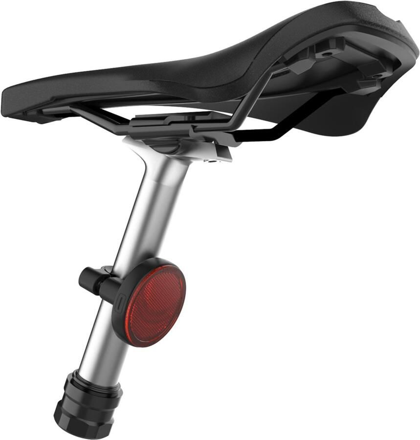 Fixed Tag Reflector met Find My support iOs tracker voor fiets zwart