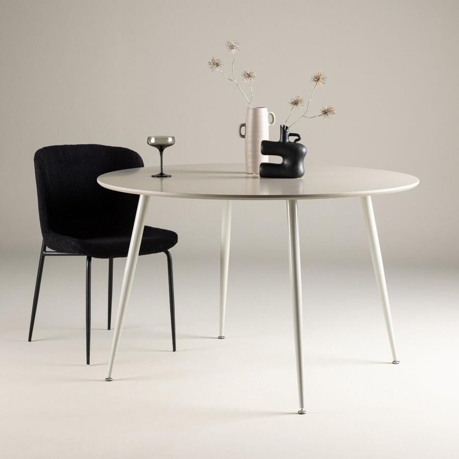 Fjord Fjôrd Eettafel Plaza Rond Ø120cm Beige