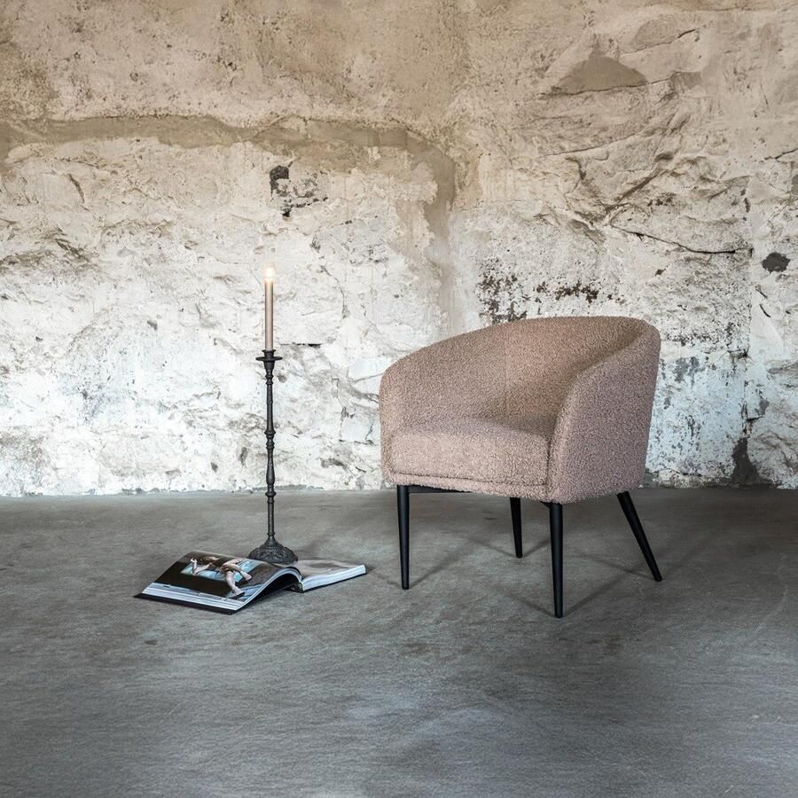 Fjord Fjôrd Fauteuil Fluffy Bruin Teddy