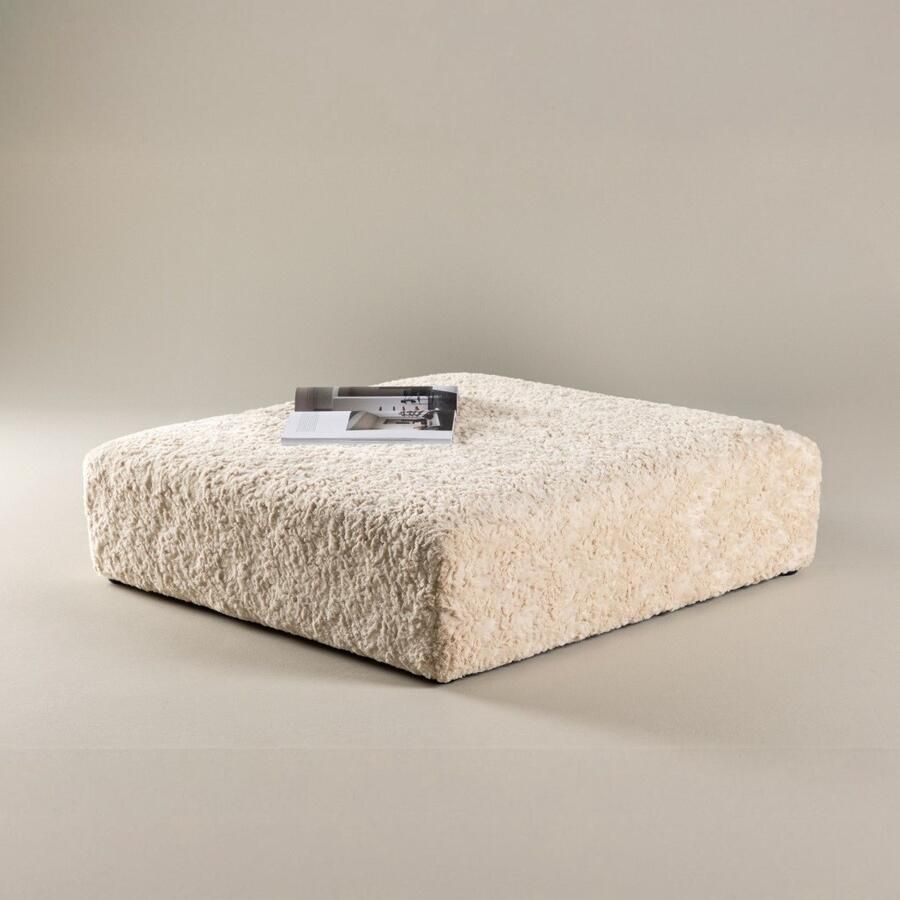 Fjord Fjôrd Poef Frankie Beige Teddy 100cm
