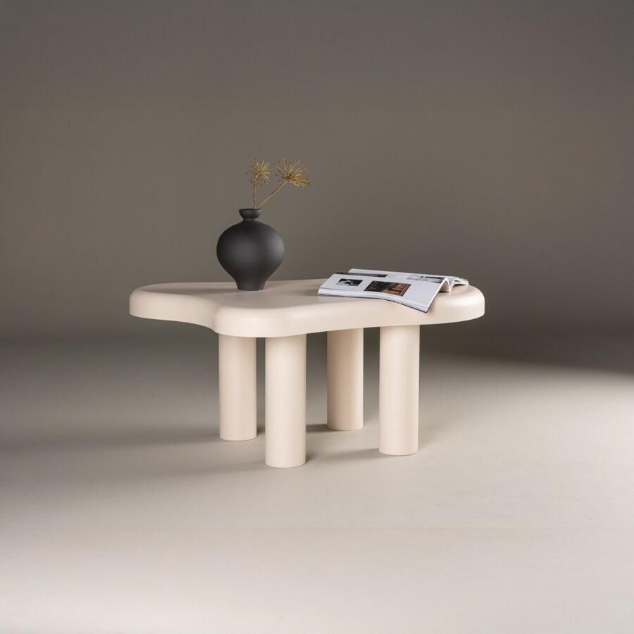 Fjord Fjôrd Salontafel Strömstad 71x100cm Wit