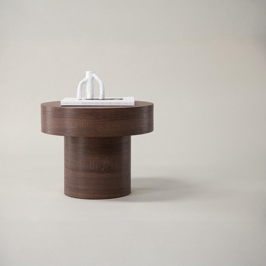 Fjord Fjôrd Sidetable Malung Laag Bruin MDF - Foto 2