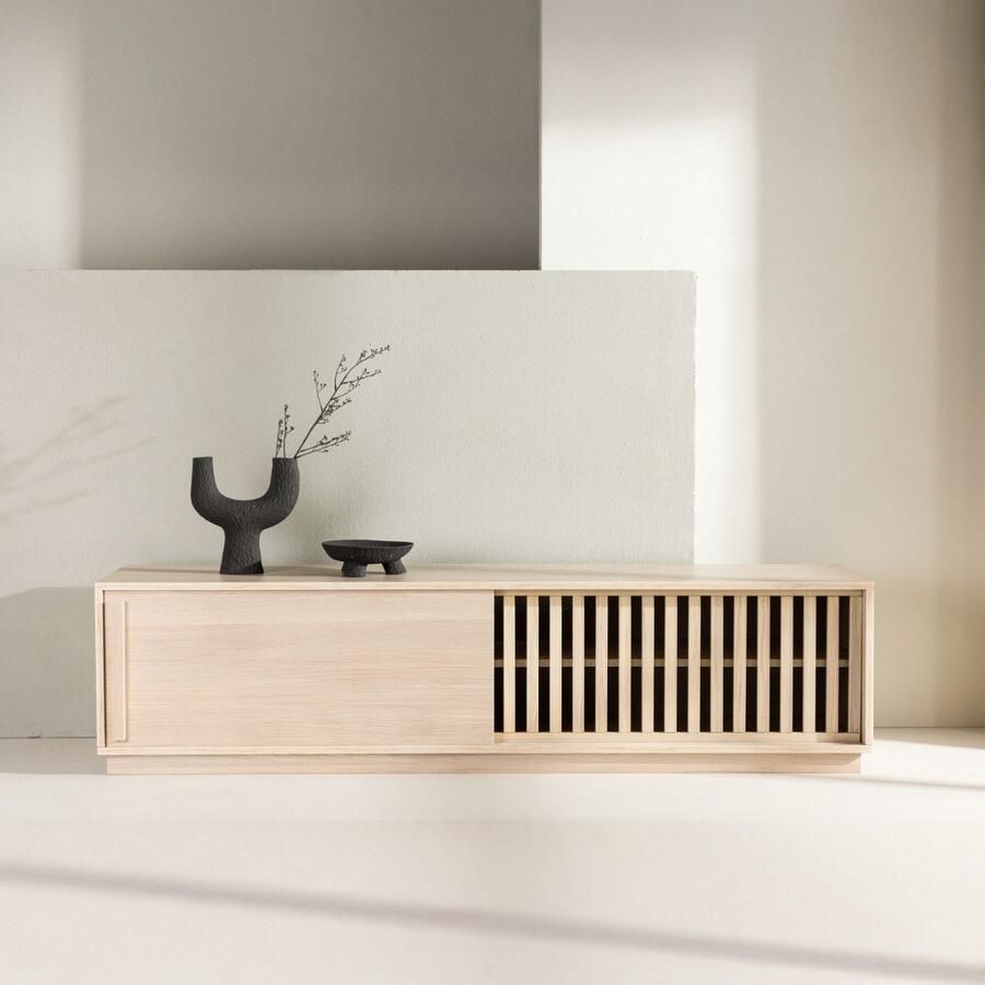 Fjord Fjôrd Tv-meubel Lugo Whitewash Melamine