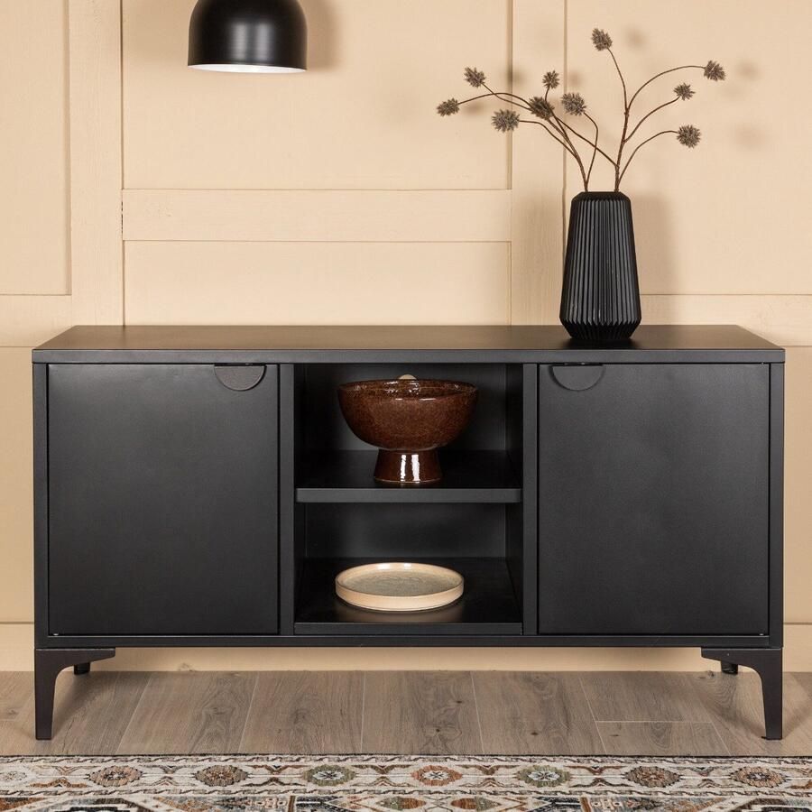 Fjord Fjôrd Tv-meubel Piring Zwart