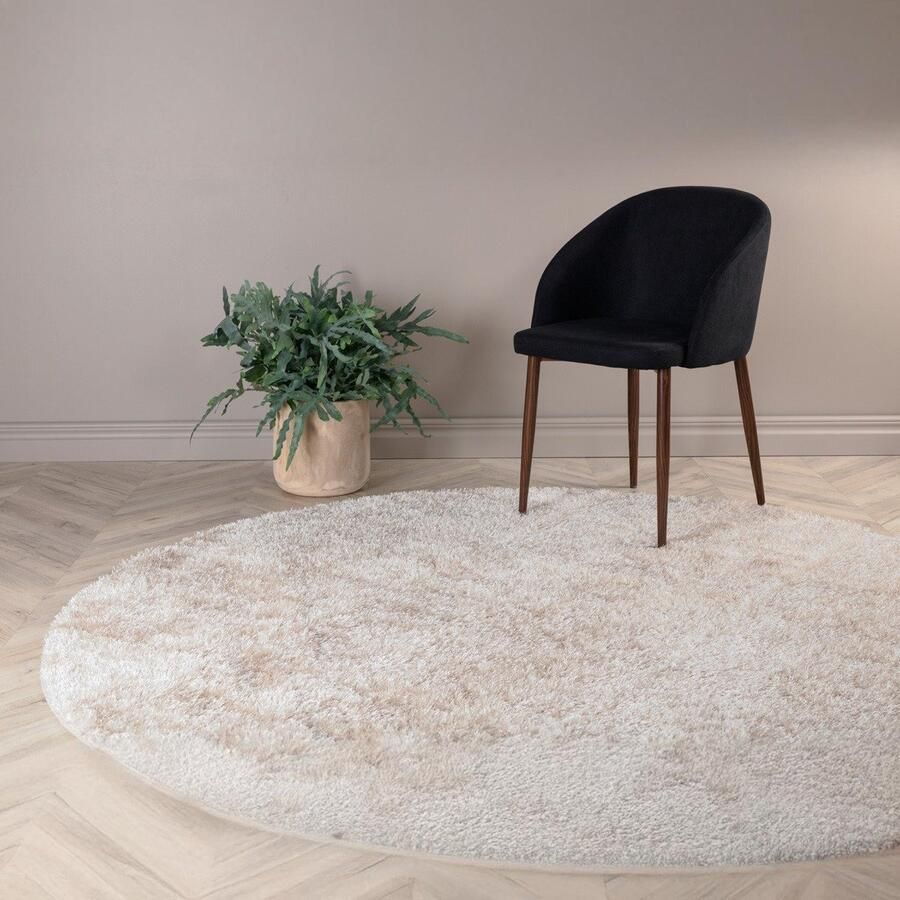 Fjord Fjôrd Vloerkleed Mattis Beige Ø200cm