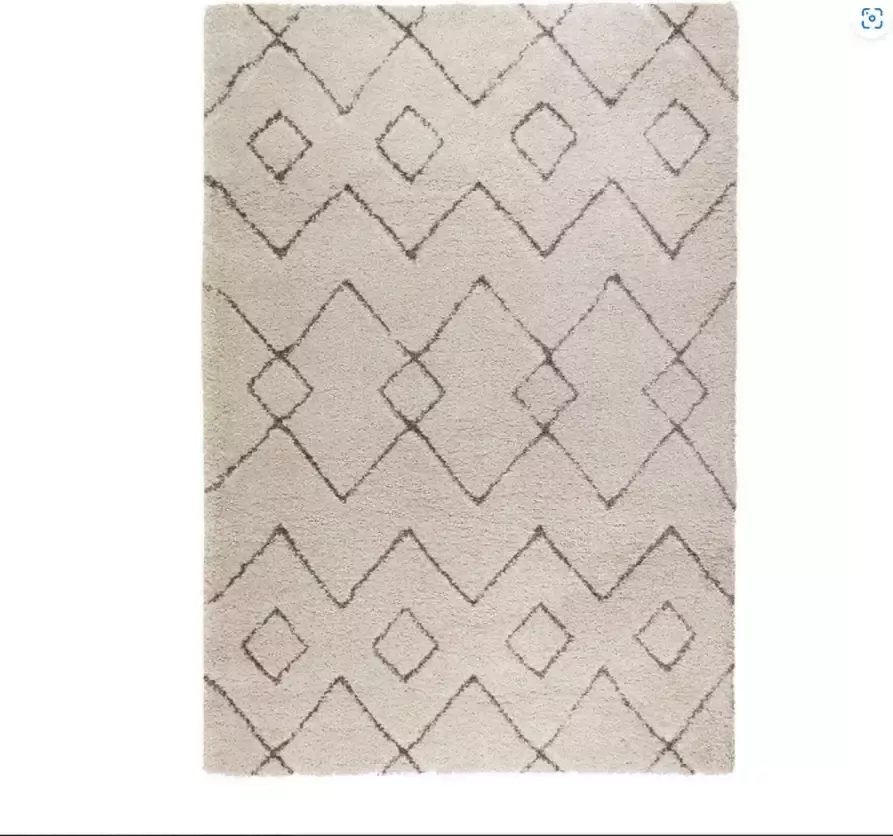 Flair Rugs Flair Rug Vloerkleed 'Imari' Creme donkergrijs 200x290 cm