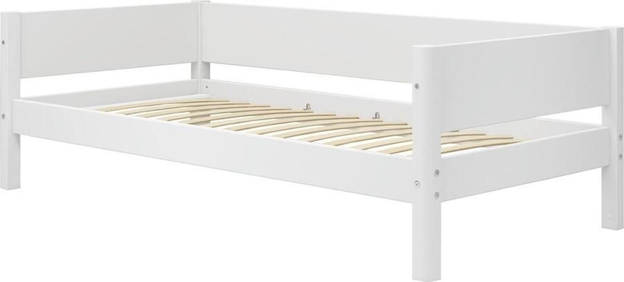 Flexa Bed Bedbank 200x90 Wit MDF en Massief grenen