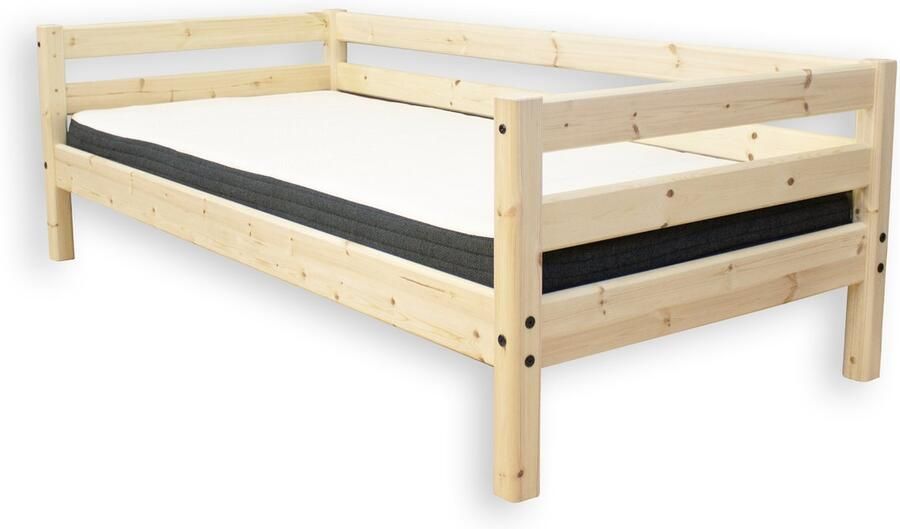 Flexa Bed Eenpersoonsbed Lichtbruin 200x90