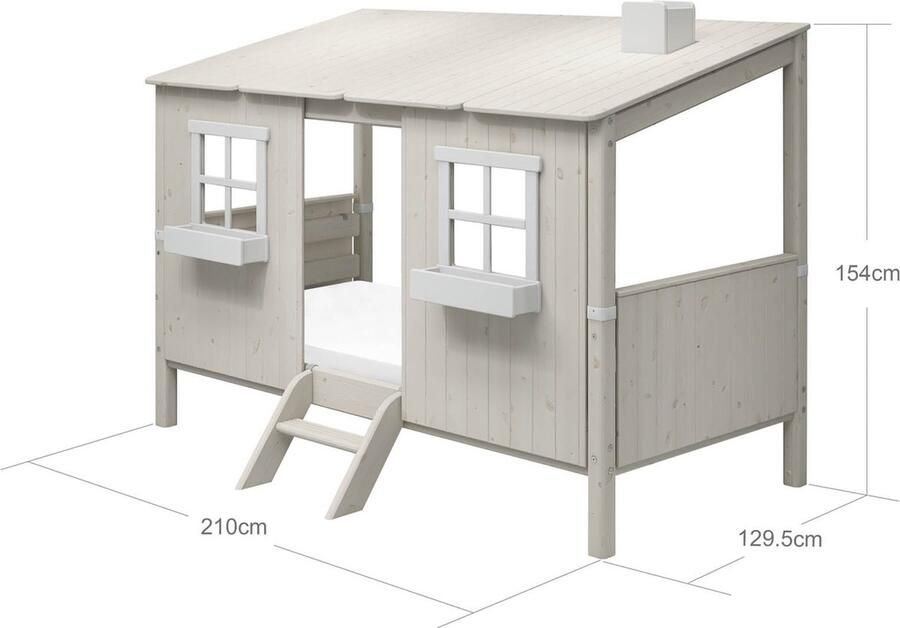 Flexa Eenpersoonsbed met Classic-huis