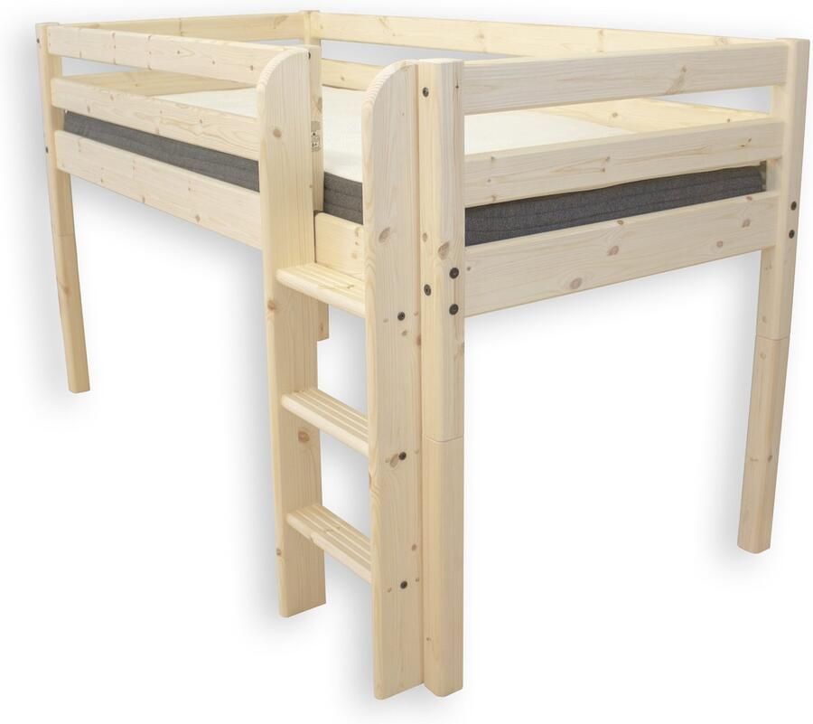 Flexa Halfhoogslaper Lichtbruin 200x90