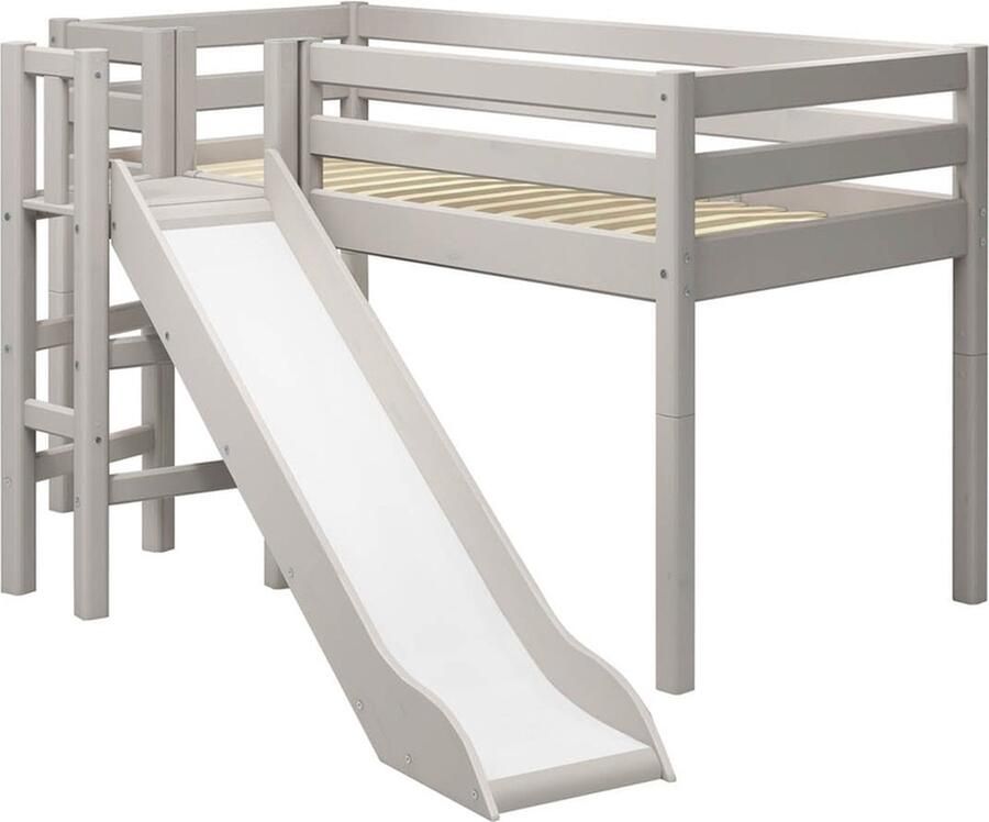 Flexa Halfhoogslaper m. platform en glijbaan