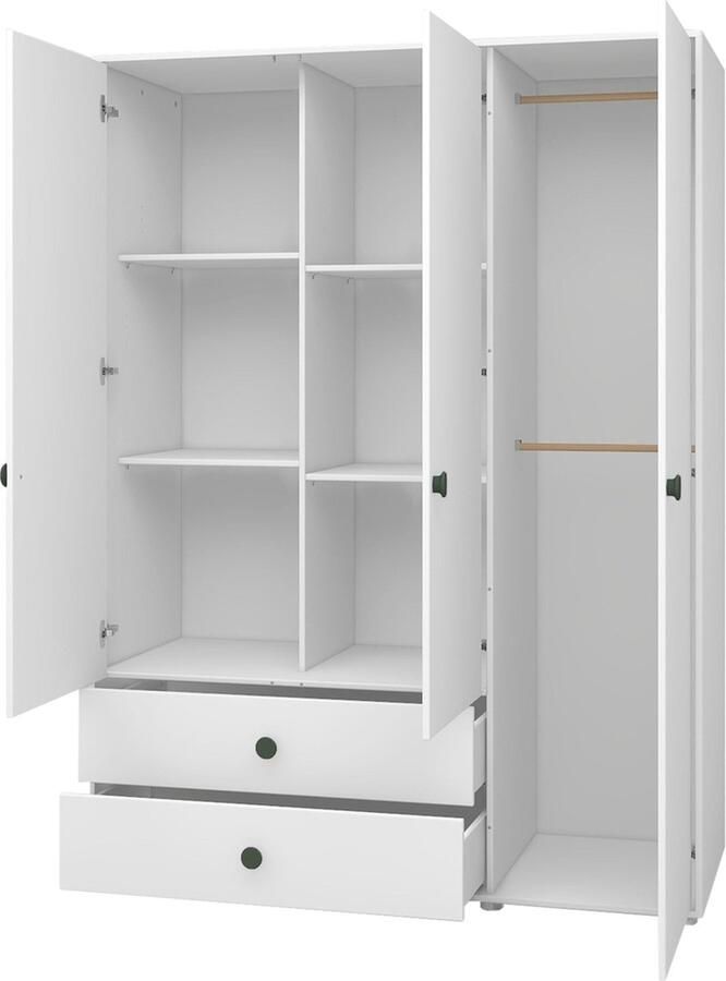 Flexa Kledingkast 3 deuren + 2 laden