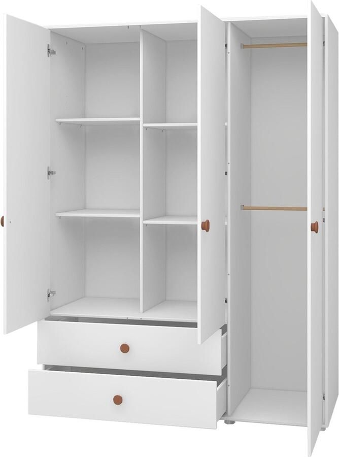 Flexa Kledingkast 3 deuren + 2 laden