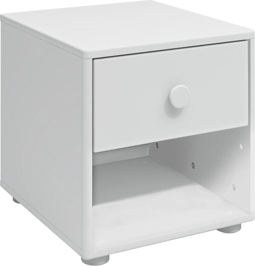 Flexa Ladekast 1 lade Wit MDF en Massief hout