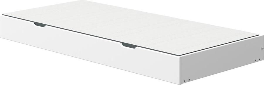 Flexa Onderchuifbed 190x90 Wit MDF en Massief grenen