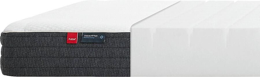 Flexa Schuimmatras 200x90 Eucalyptus hoes Keurmerk STANDARD 100 van OEKO-TEX