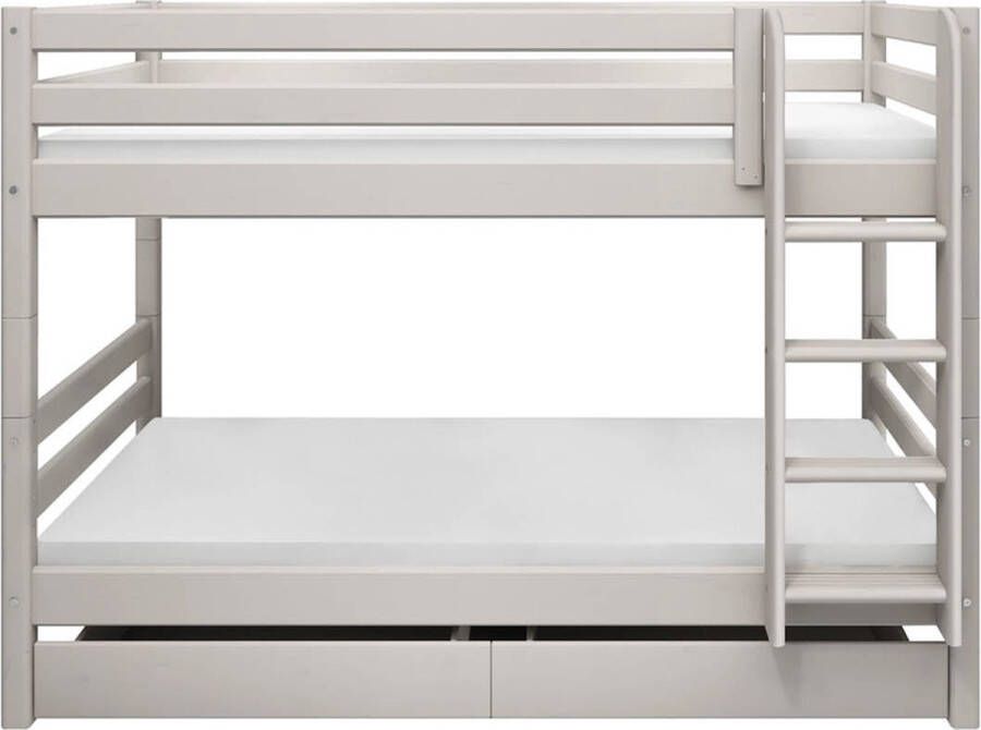 Flexa Stapelbed met rechte ladder
