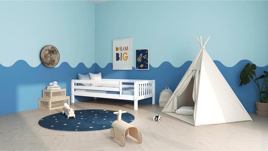 Flexworld Bedbank Kris met uitvalbeveiliging 90 x 200 cm wit