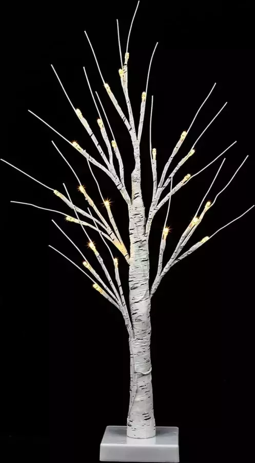 Flightmode LED Berk Met Verlichting Batterij Aangedreven Wit Kunst Tak Lamp Mini Boompje Met Led Verlichting