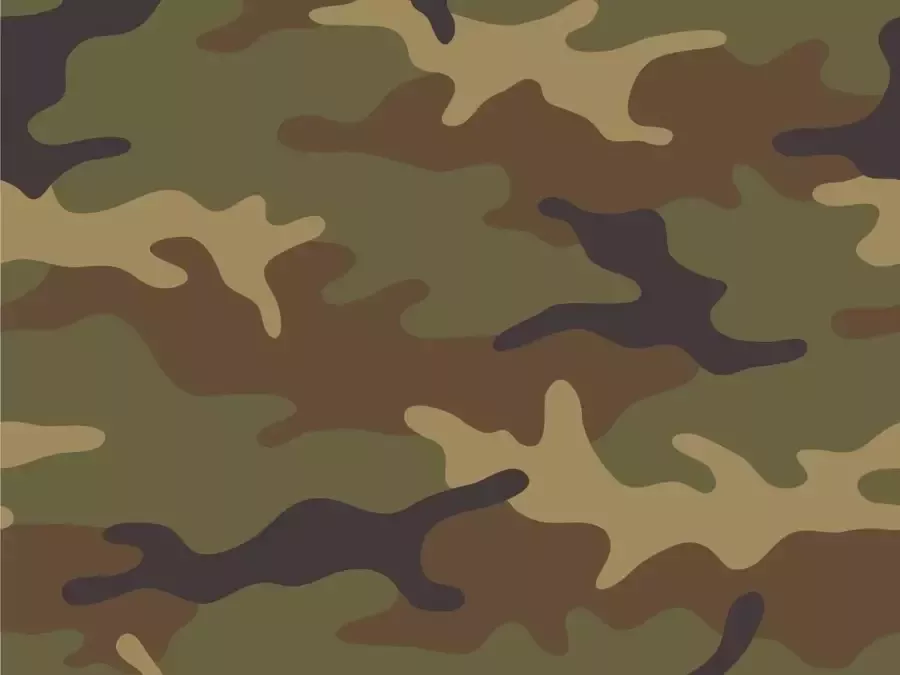 Vloerkledenopvinyl.nl Kinderkamer kleed Camouflage