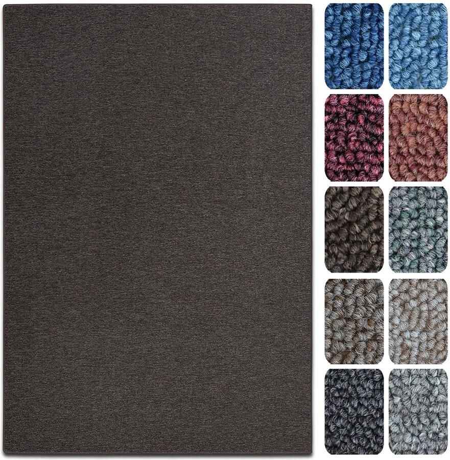 Floordirekt Tapijtloper London Vloerkleed Donkerbruin 67 x 200 cm