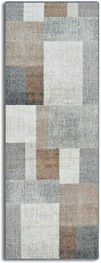 Floordirekt Tapijtloper Lucano Op Maat Modern Antislip Woonvloerkleed Bruin 80 x 250 cm