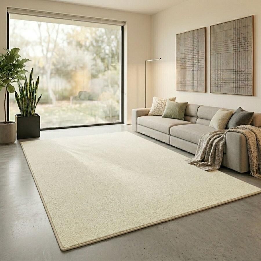 Floordirekt Velours Tapijt op Maat Dynasty Loper met Zachte Fluwelen Pool Creme 200 x 400 cm Luxe Comfortabel & Onderhoudsvriendelijk Verkrijgbaar in Verschillende Maten voor Hal Keuken & Woonruimte - Foto 2