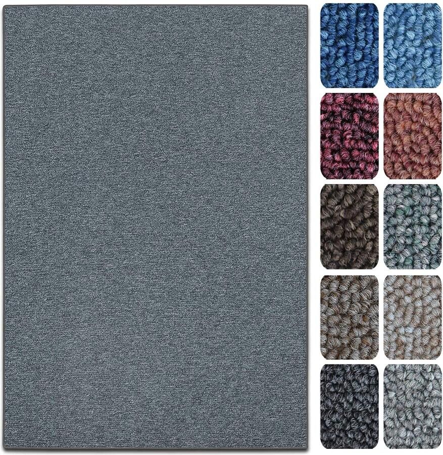 Floordirekt casa pura Tapijtloper London Vloerkleed Donkergrijs 67 x 200 cm