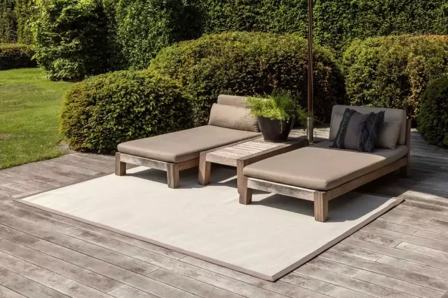 Floorpassion Botanique 13 Rond Outdoor Vloerkleed in Taupe - Foto 2
