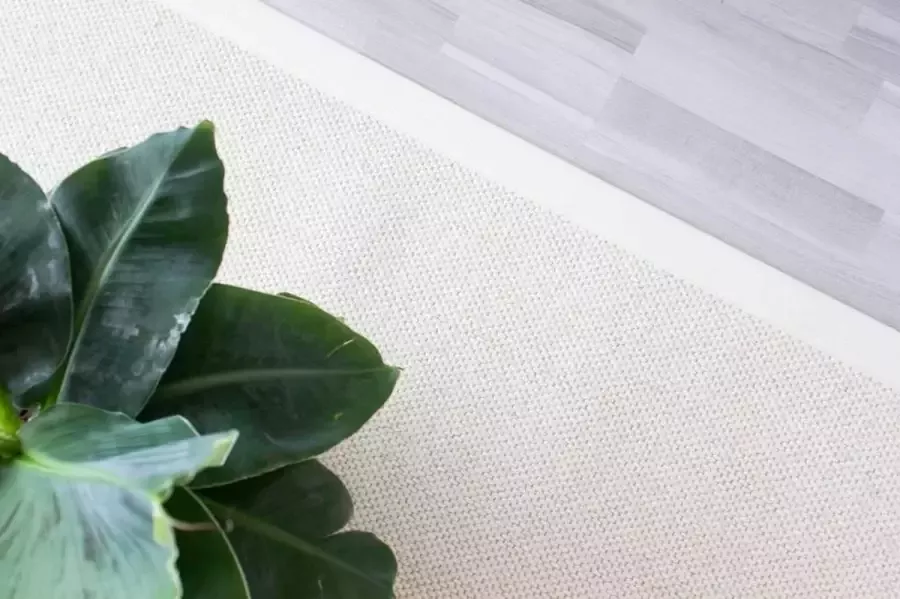 Floorpassion Castle 11 Wollen vloerkleed in Witte kleursamenstelling