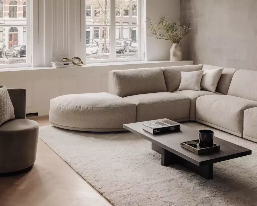 Floorpassion Destino 21 Zacht hoogpolig vloerkleed in het Licht Grijs - Foto 2