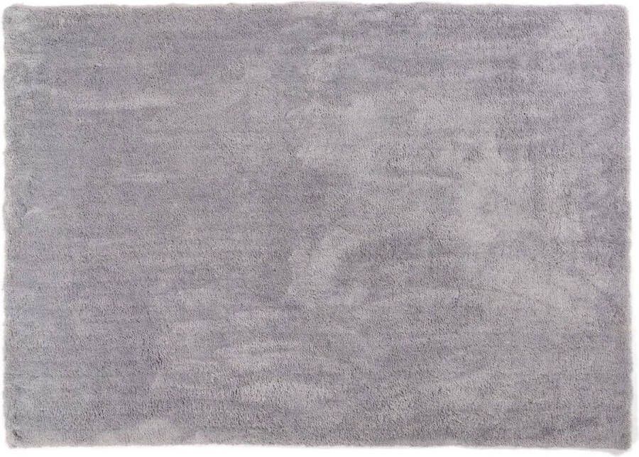 Floorpassion Destino 21 Zacht hoogpolig vloerkleed in het Licht Grijs