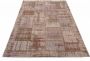 Floorpassion Enzo 12 Vintage patchwork vloerkleed in Licht bruin - Thumbnail 2